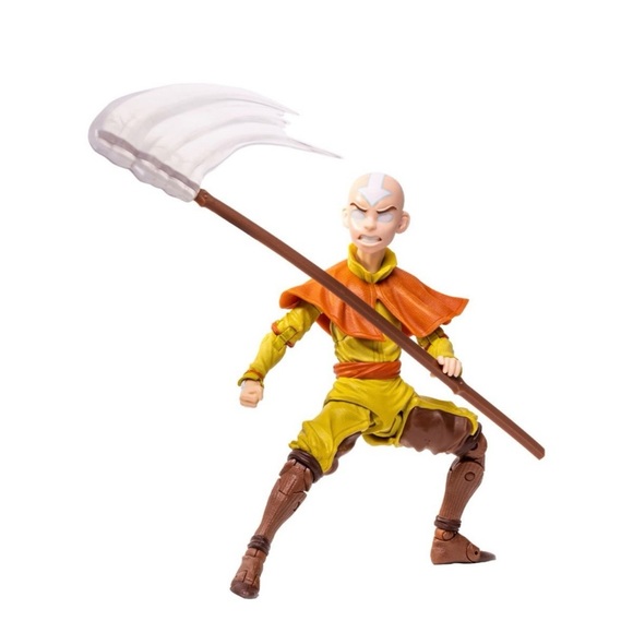Avatar: The Last Airbender Aang Avatar State Gold Label 7-Inch Action Figure - Picture 11 of 11